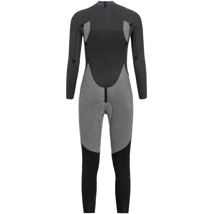 2024 Orca Frauen Vitalis Thermal Rckenreiverschluss Open Water Swim Neoprenanzug NN6U4801 - Black